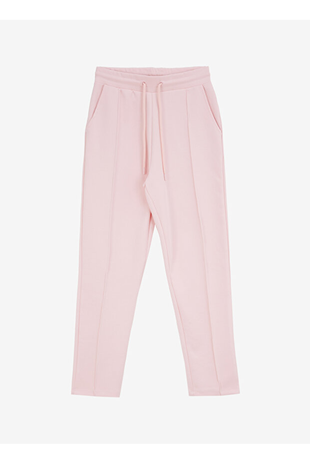 Açık Pembe Kadın Basic Fit Eşofman Altı D4WL-EA3003 - 2