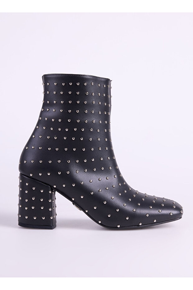 Siyah Kadın Topuklu Bot DIVNA - 1