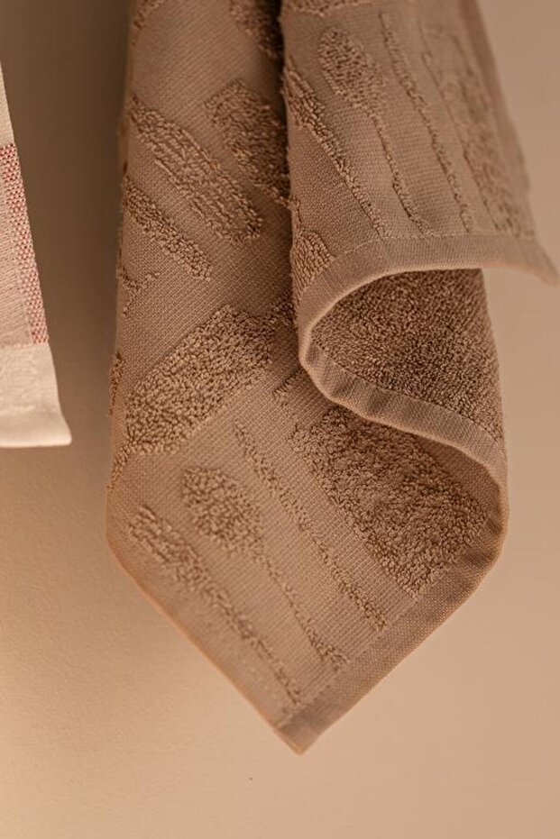 Yeni Sezon Poulette Mutfak Havlu Seti - EKRU/TAŞ - 3