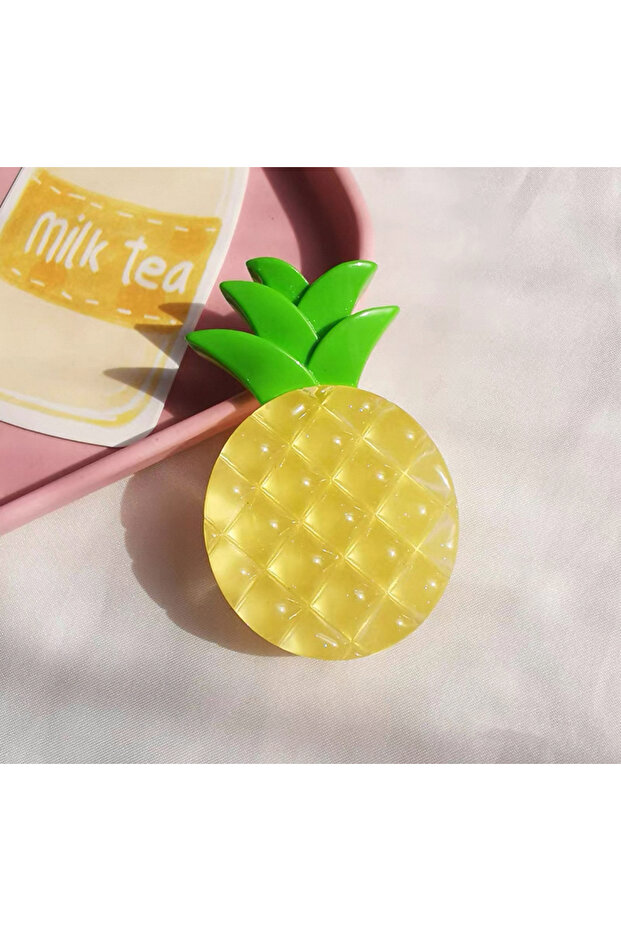 Popsocket Yapışkan 3D Meyve ve Sebze Desenli Popsocket Telefon Standı ve Tutacağı - 1