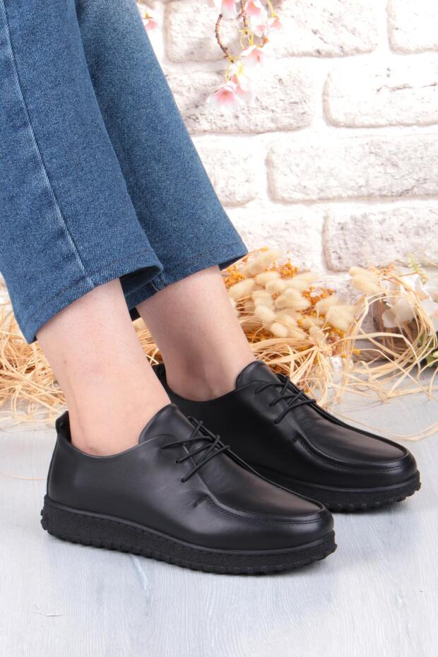 2610 Comfortable Soft Flexible Rubber Sole Genuine Leather Women's Shoes