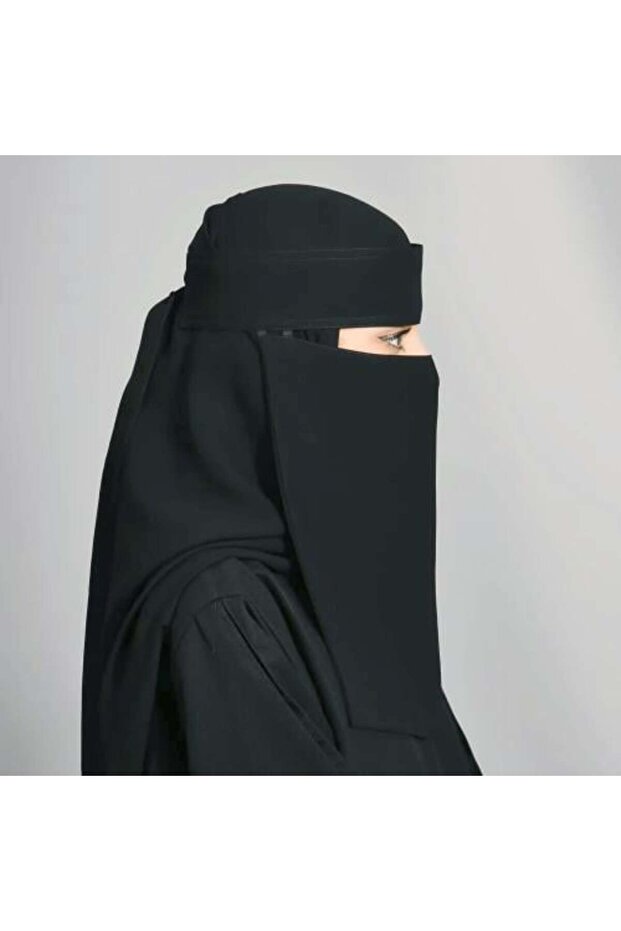 نقاب طويل مع رباط مطاطي للإغلاق