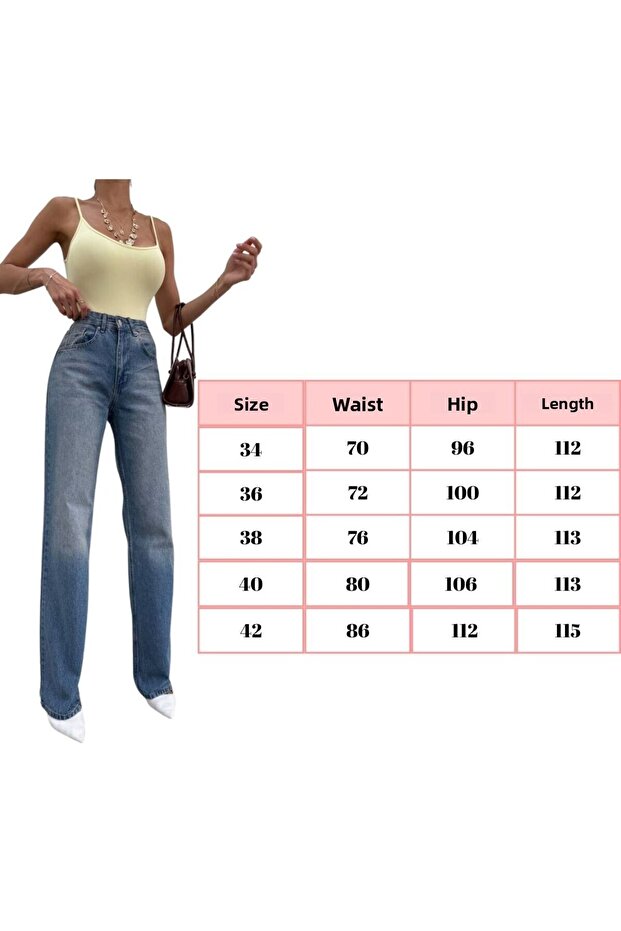 Dámské džínové kalhoty Palazzo - 3