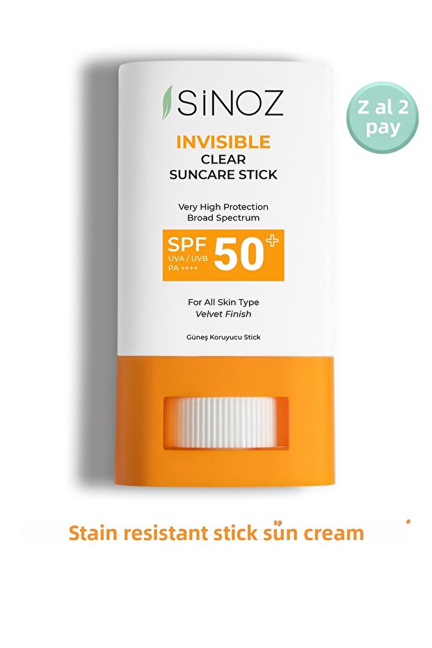 Spf50+ Moisturizing and Soothing High Protection Clear Stick Sunscreen 15 G. Pa++++
