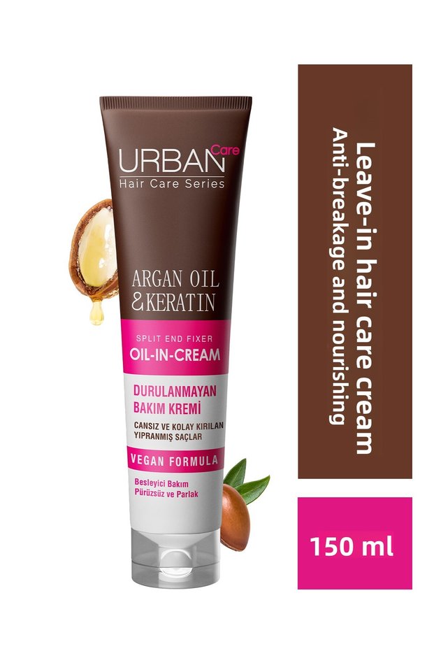 Argan Oil & Keratin Easy Break Hair Nourishing Care Cream-Vegan-175Ml