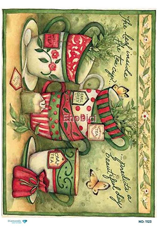 Diamond Rice Decoupage Paper - 1123