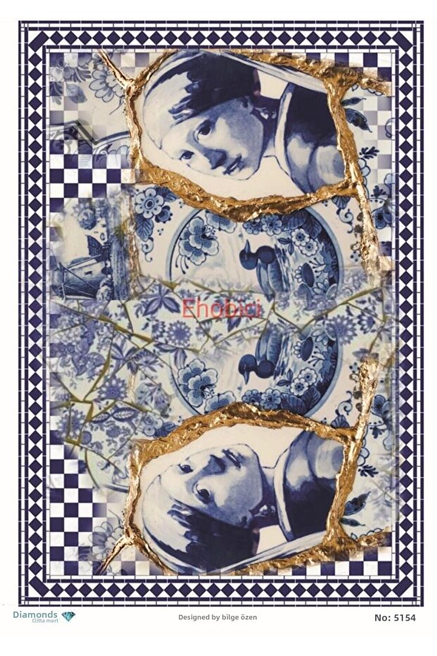 Diamond Rice Decoupage Paper - 5154