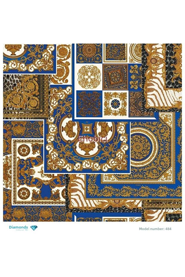ورق ديكور نحاسي ماسي - 484 - 30x30