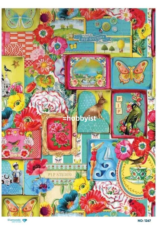 Diamond Rice Decoupage Paper - 1267