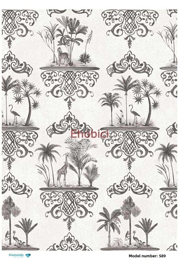 ورق ديكور نحاسي ماسي - 589