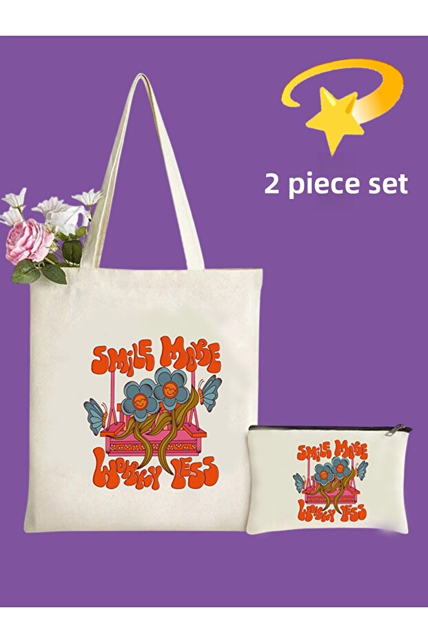 Cloth Bag - Pen Holder Set, Set of 2
