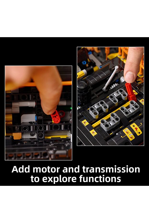 ®   Technic Volvo Ec500 Hybrid Excavator 42215-Construction Vehicle Model Building Kit for Adults (2359P) - 7
