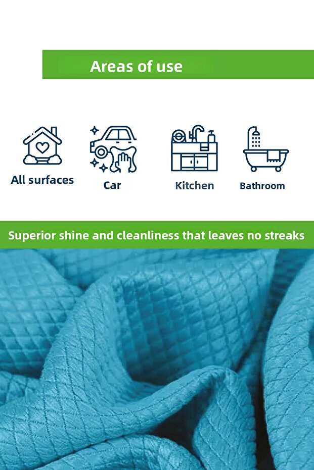 Microfiber 3-Pack Cleaning Cloth - 3