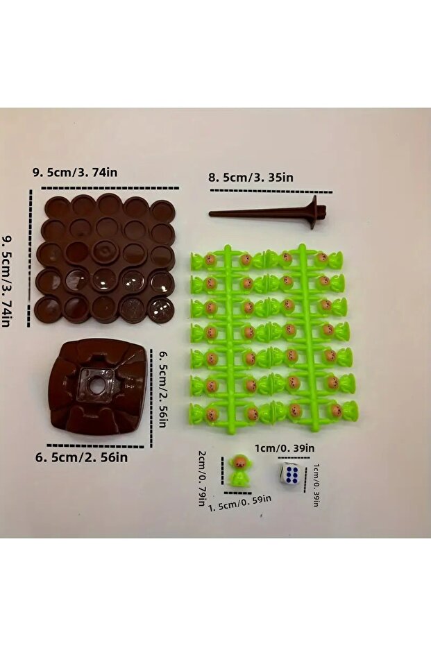 Monkey Balance Tree Concentration Training Puzzle Stacking Game Two-Player Educational Learning Toy - 2