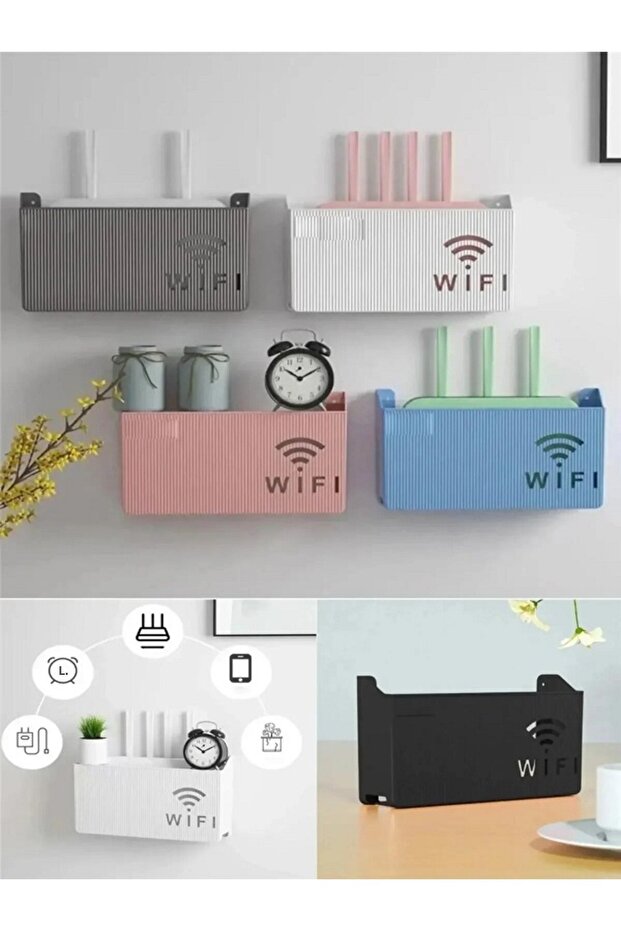 صندوق واي فاي من البليكسي قابل للتعليق على الحائط لتخزين الفيوزات والمودم - 2