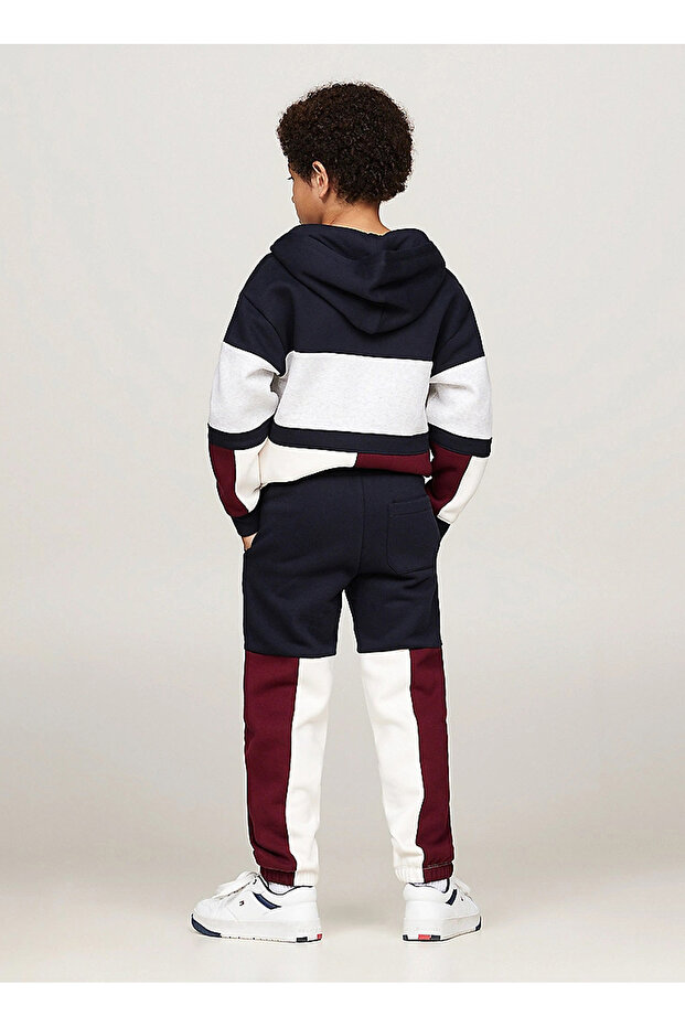 Lastikli Paça Lacivert Erkek Çocuk Eşofman Altı KB0KB09237DW5 - 4