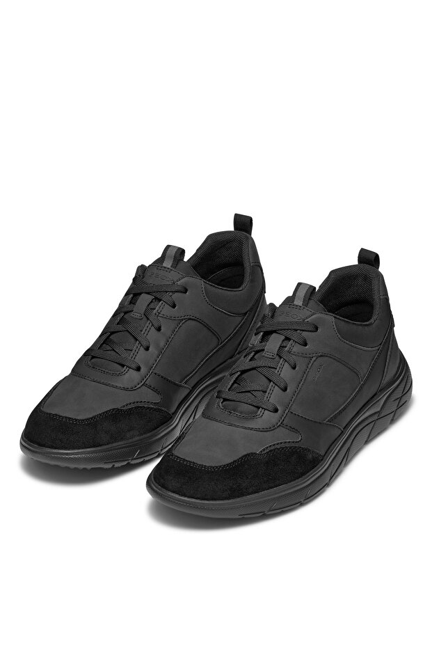 Siyah Erkek süet Sneaker U PORTELLO A - SYN.LEA+NBK SYN - 6