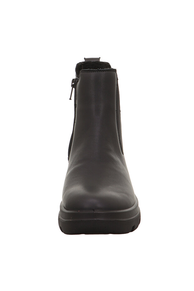 Siyah Kadın Deri Bot 2-000329 - 5