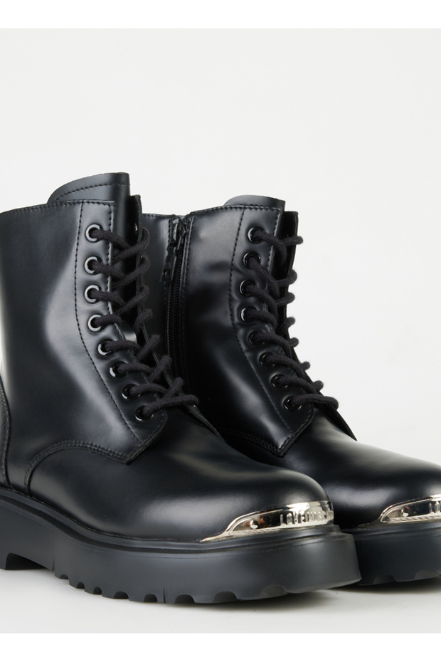 Siyah Kadın Deri Bot JA24124G1L - 5