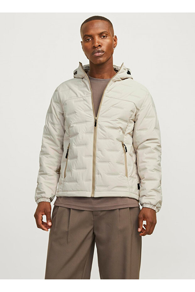 Ecru Men's Jacket 12260478_Jcosonic Light Jacket Sn