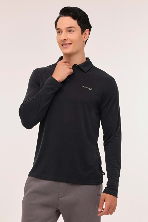 Ml Zeyn 15Itl510 4Pr Men's Black Long Sleeve T-Shirt