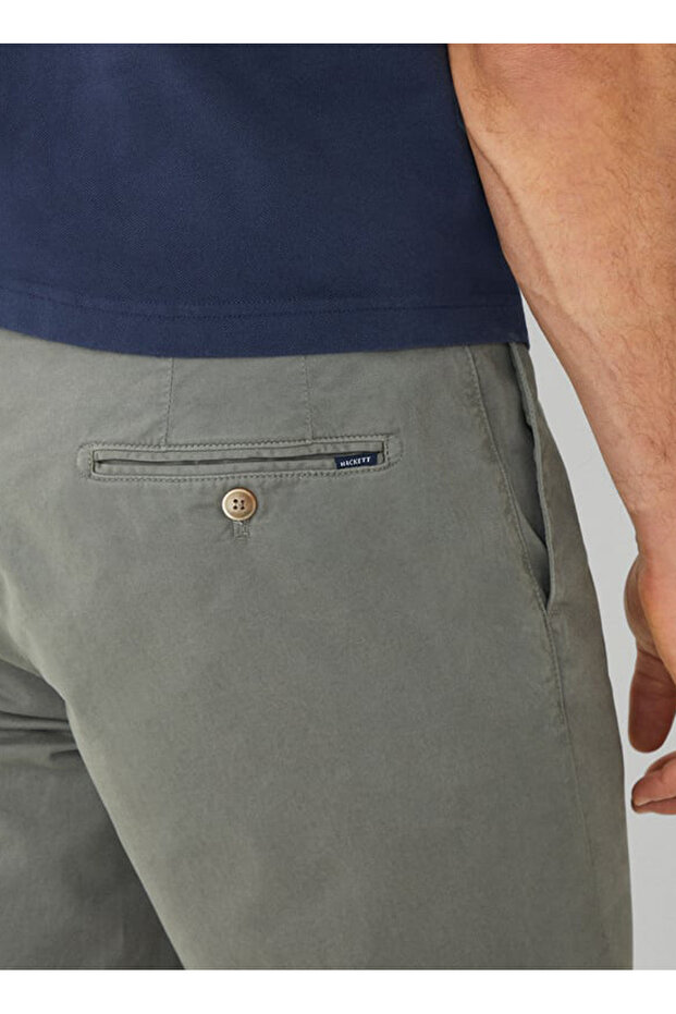 Haki Erkek Normal Bel Slim Fit Şort HM801308 - 5