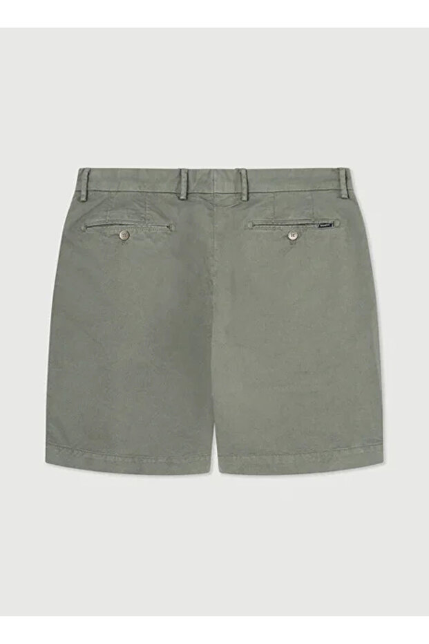 Haki Erkek Normal Bel Slim Fit Şort HM801308 - 7