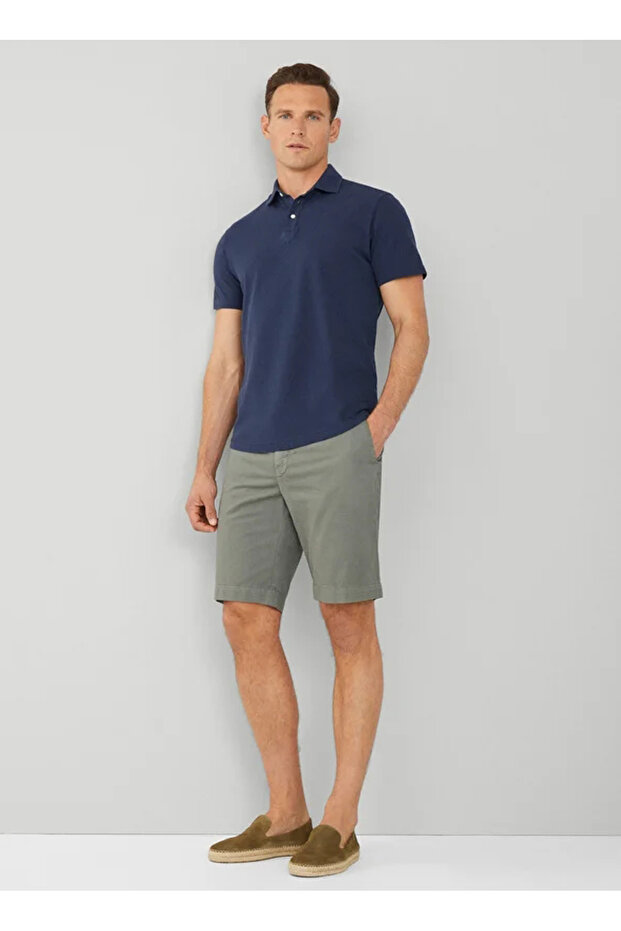 Haki Erkek Normal Bel Slim Fit Şort HM801308 - 1