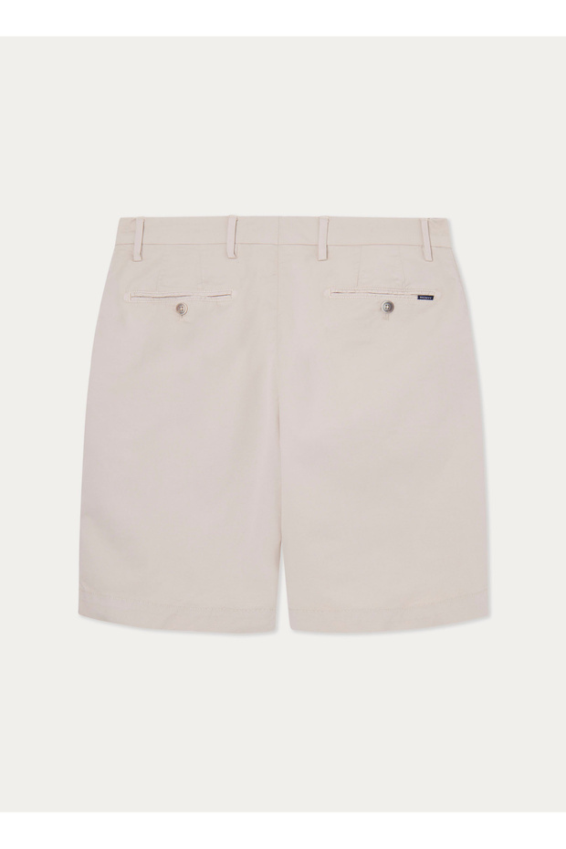 Bej Erkek Normal Bel Slim Fit Şort HM801315 - 3