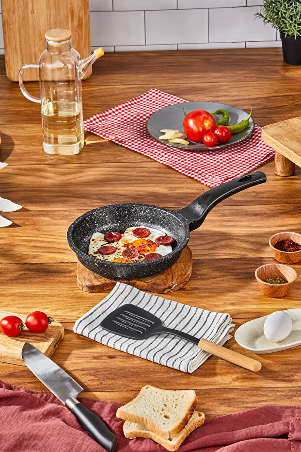 Döküm 20cm Saplı Tava - 5