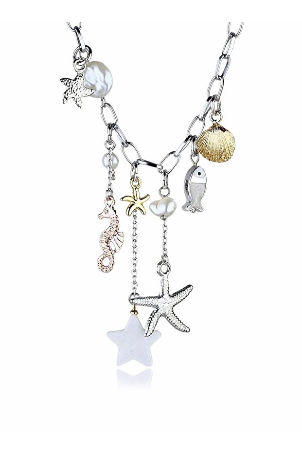 قلادة سلسلة كائنات البحر متعددة الألوان - 3