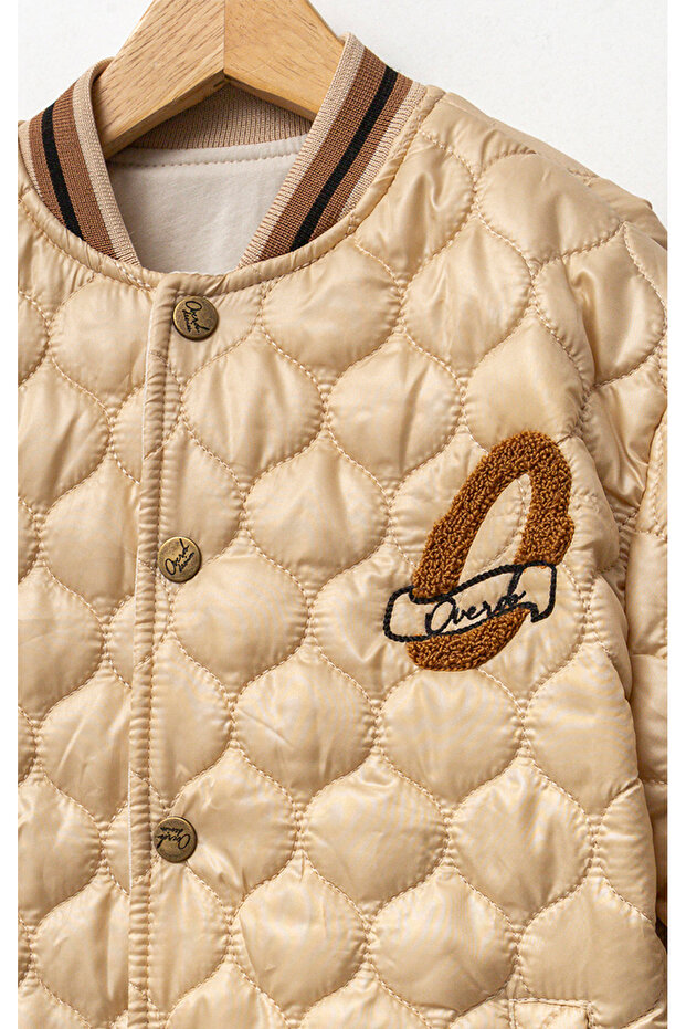 Erkek Çocuk   Oversize Kapitone Mont - 4