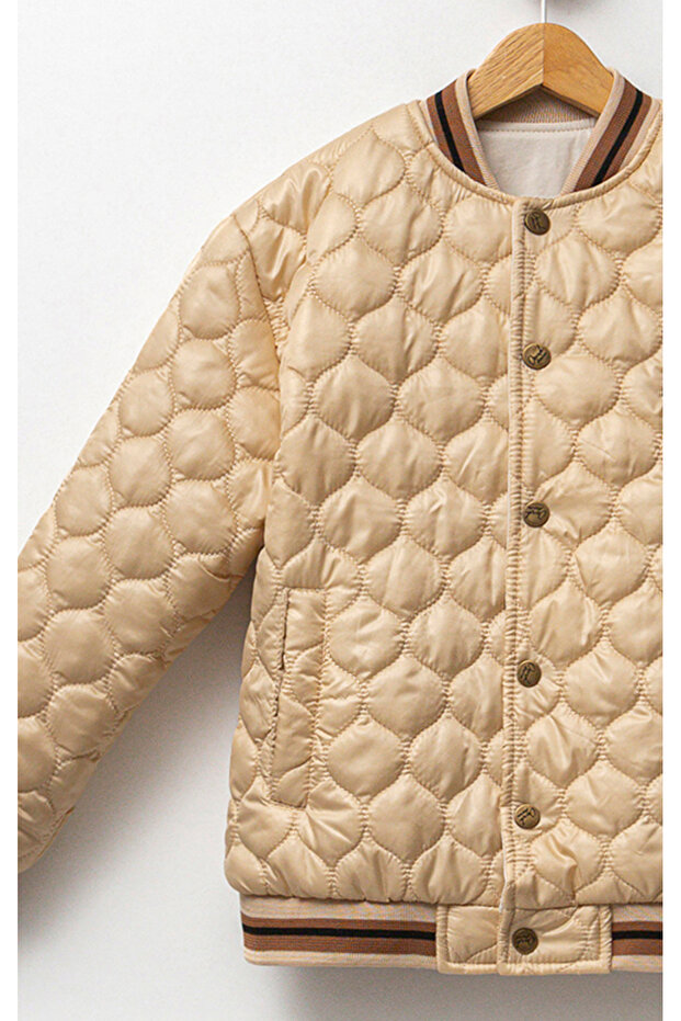 Erkek Çocuk   Oversize Kapitone Mont - 6