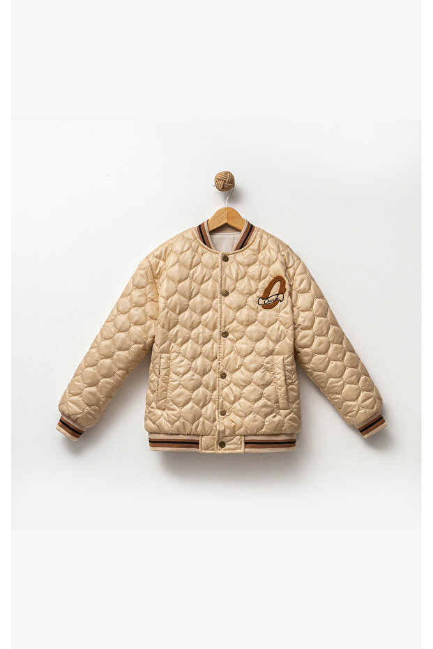 Erkek Çocuk   Oversize Kapitone Mont - 3