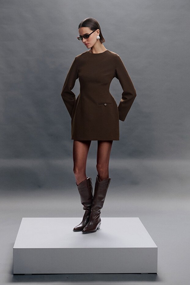 Exclusive mini elbise - 1