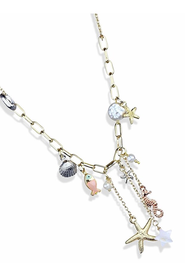 كائنات بحرية متعددة الألوان سلسلة قلادة - 2