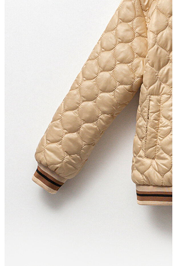 Erkek Çocuk   Oversize Kapitone Mont - 7