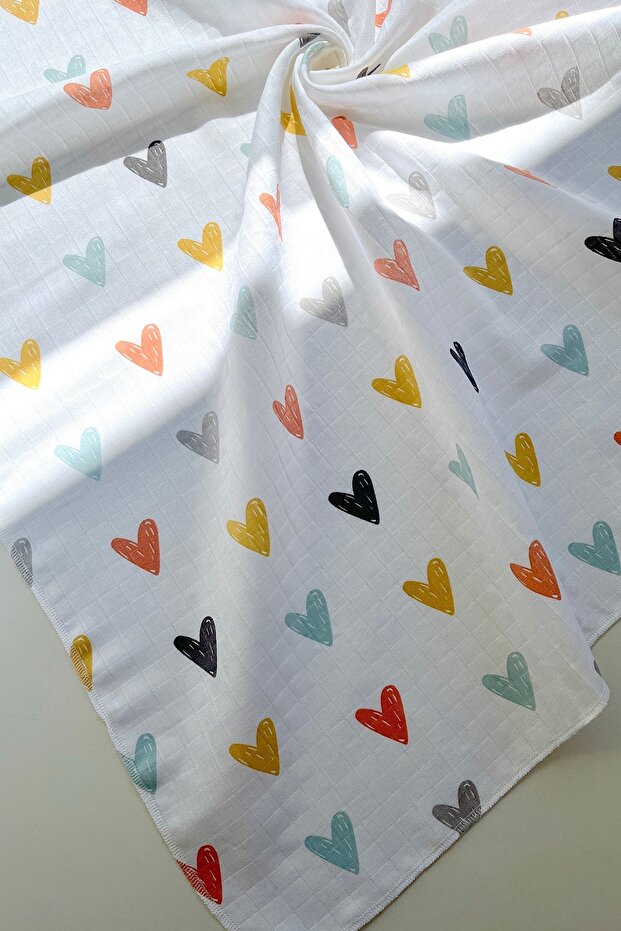 Multi-Purpose Muslin Blanket, Muslin Newborn Baby Blanket, 100% Cotton, Muslin Cloth 80*90 cm