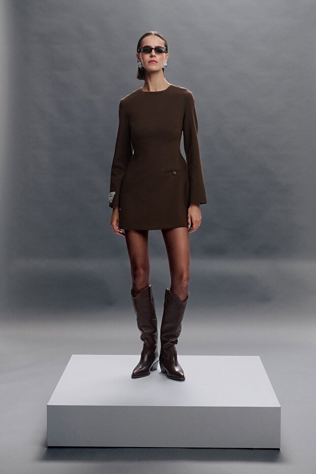 Exclusive mini elbise - 4