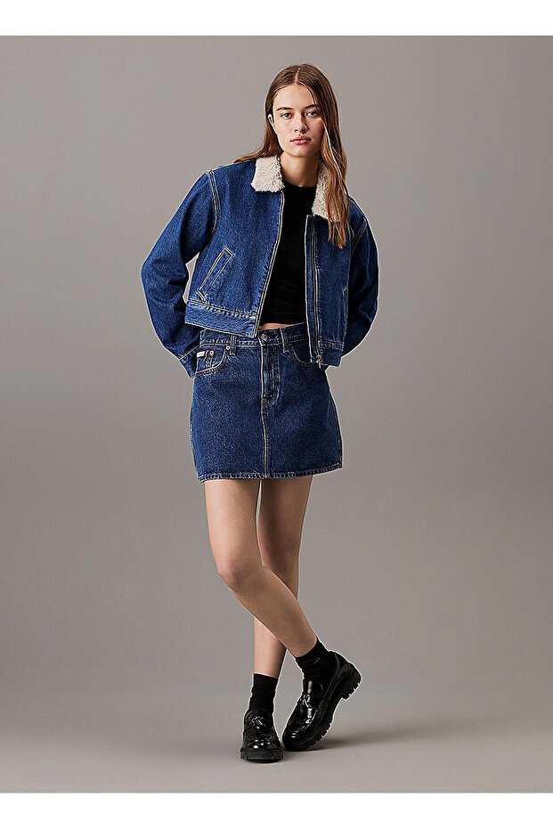 DENIM ZIP JACKET SHERPA - 1