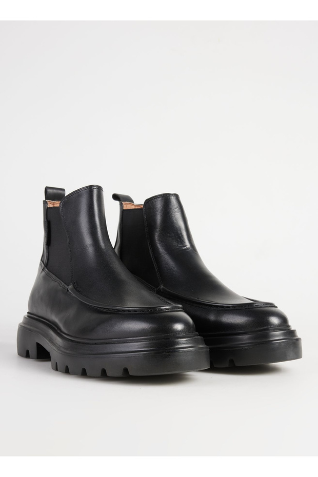 Siyah Erkek Deri Bot WOLF-COTY - 2