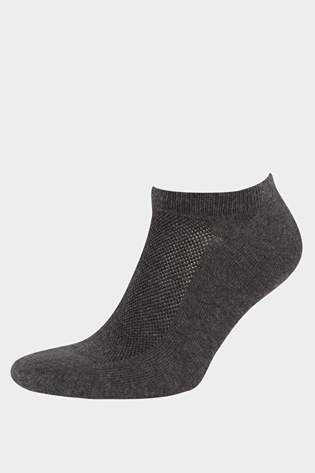 Erkek 5'li Pamuklu Patik Çorap F5276AXNS - 4