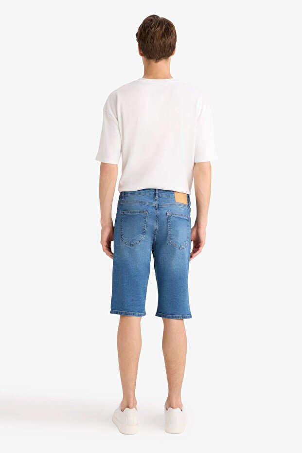 Regular Fit Jean Bermuda Shorts F9890Ax25Sm - 6