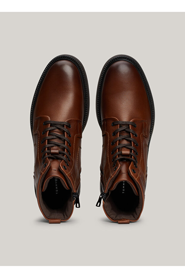 Kahverengi Erkek Deri Bot HILFIGER COMFORT LWT LTH BOOT - 4