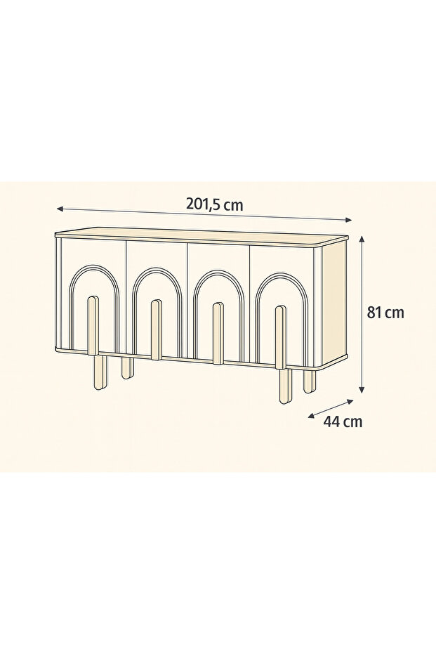 Bohem Plus Aynalı Konsol - 6