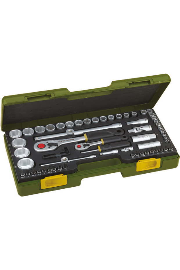 23286 1/4-1/2’’ Cırcır Kollu 65 Parçalı Lokma Takımı - 1