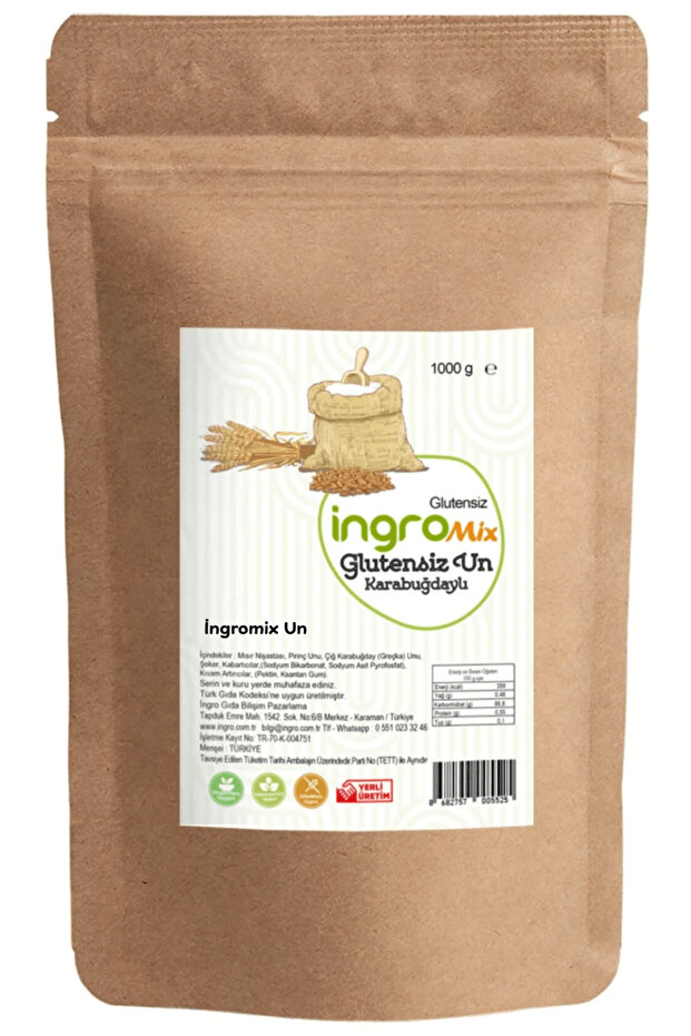 İngromix Glutensiz Un (Karabuğdaylı) 1000 g - 1