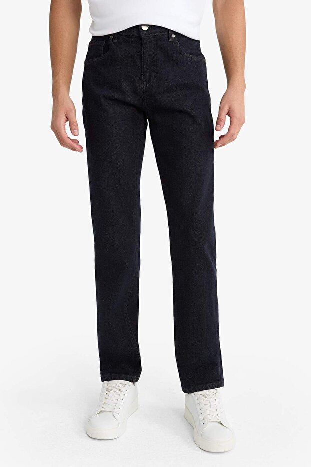 Sergio Regular Fit Normal Kalıp Normal Bel Boru Paça Jean Pantolon F4618AX25AU - 4