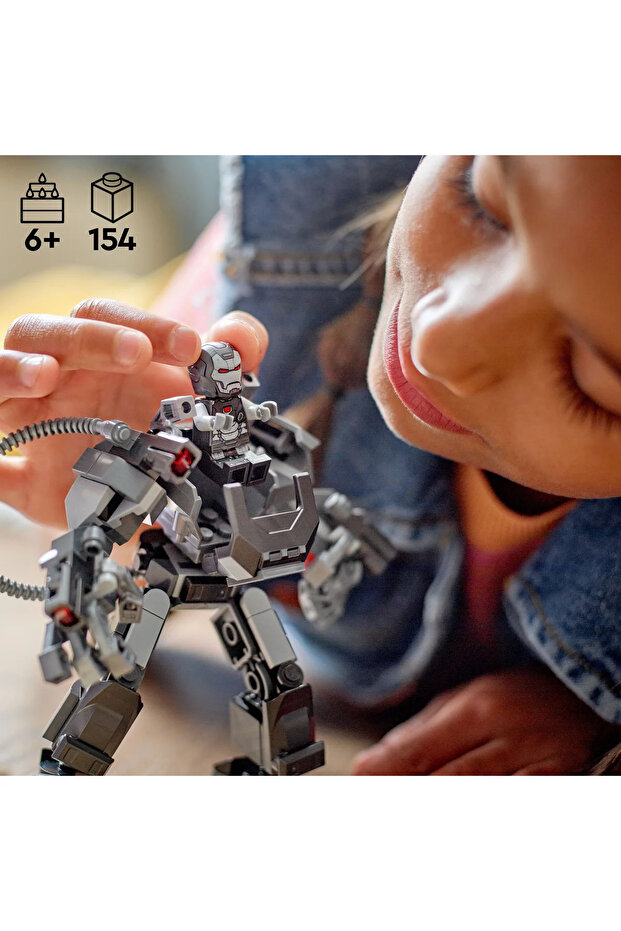 ® Marvel War Machine Robot Zırhı 76277 -6+ Çocuklar için Yaratıcı Oyuncak Yapım Seti (154P) - 7