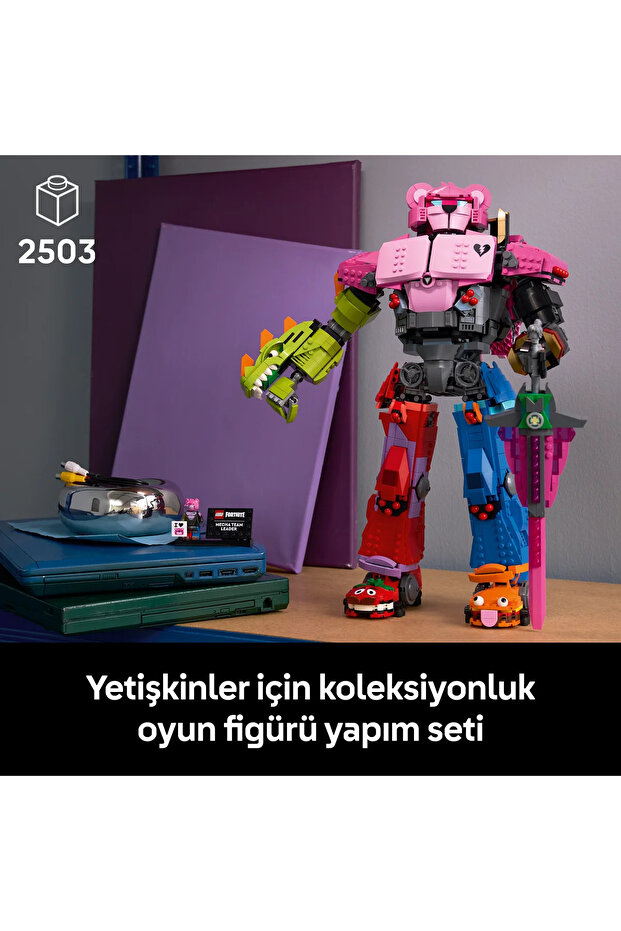 ® Fortnite ® Yetişkinler için Mecha Takım Lideri Yapım Seti 77078 - 6